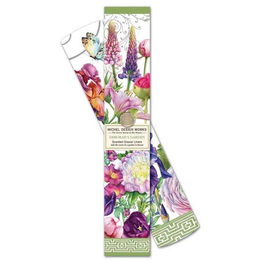 Decor Michel Design Works | Michel Design Works Deborah'S Garden Scented Drawer Liner