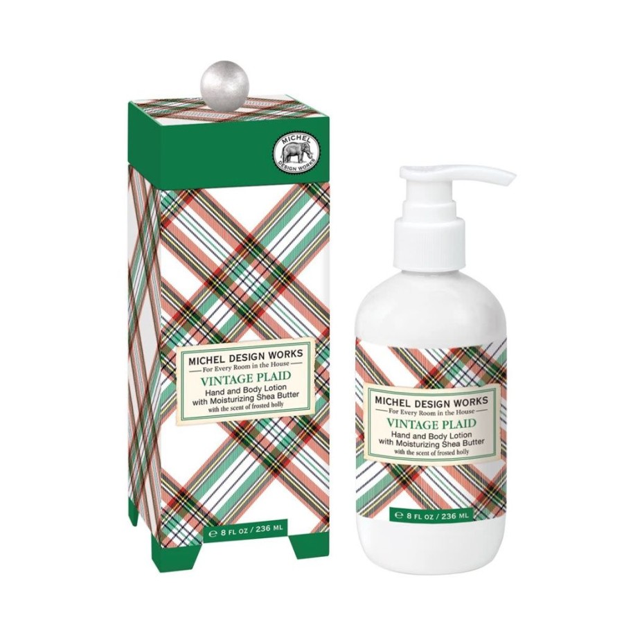 Bath & Body Michel Design Works Holiday | Michel Design Works Vintage Plaid Hand & Body Lotion