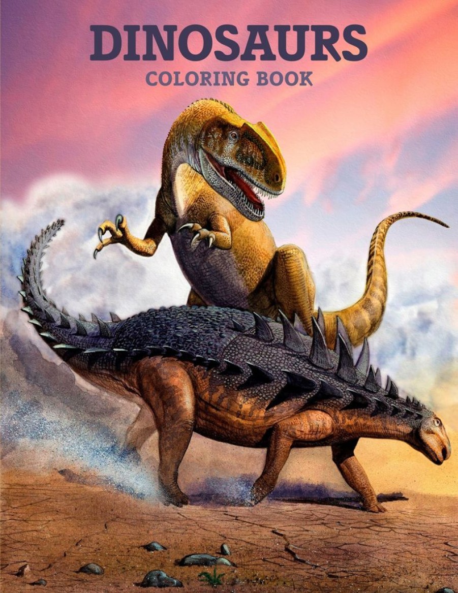 Children British Isles Activity Books | Dinosaurs Coloring Book