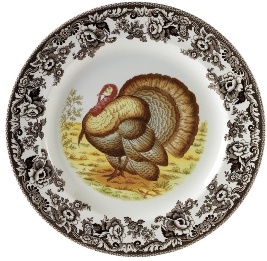 Tea Time Spode Tea Plates | Spode Woodland Salad Plate 20Cm Turkey