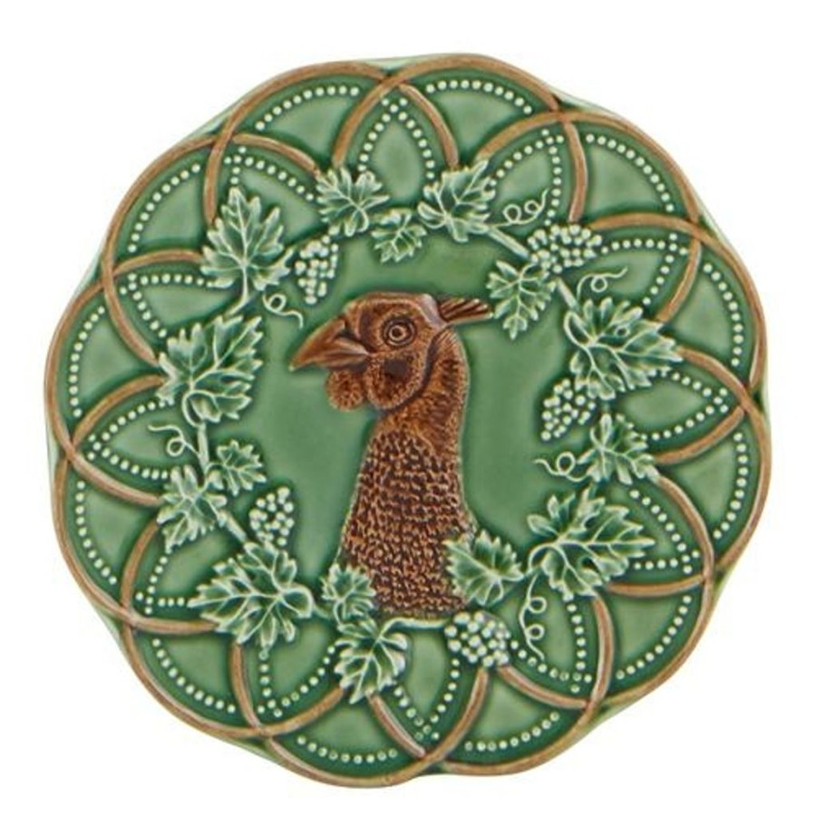 Tea Time British Isles Tea Plates | Bordallo Pinheiro Woods Pheasant Bread And Butter Plate