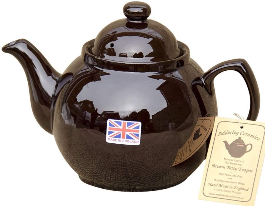 Tea Time British Isles Teapots | Adderley Ceramics Brown Betty 4 Cup Teapot