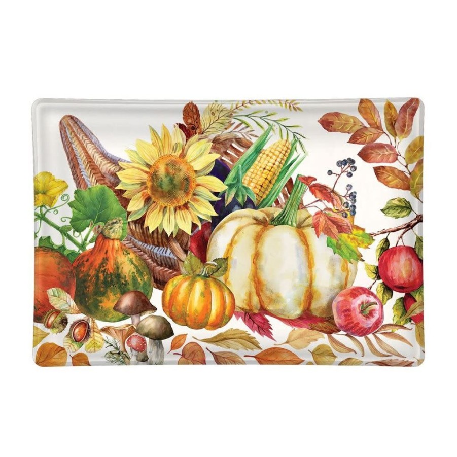 Bath & Body Michel Design Works Holiday | Michel Design Works Pumpkin Prize Glass Soap Dish