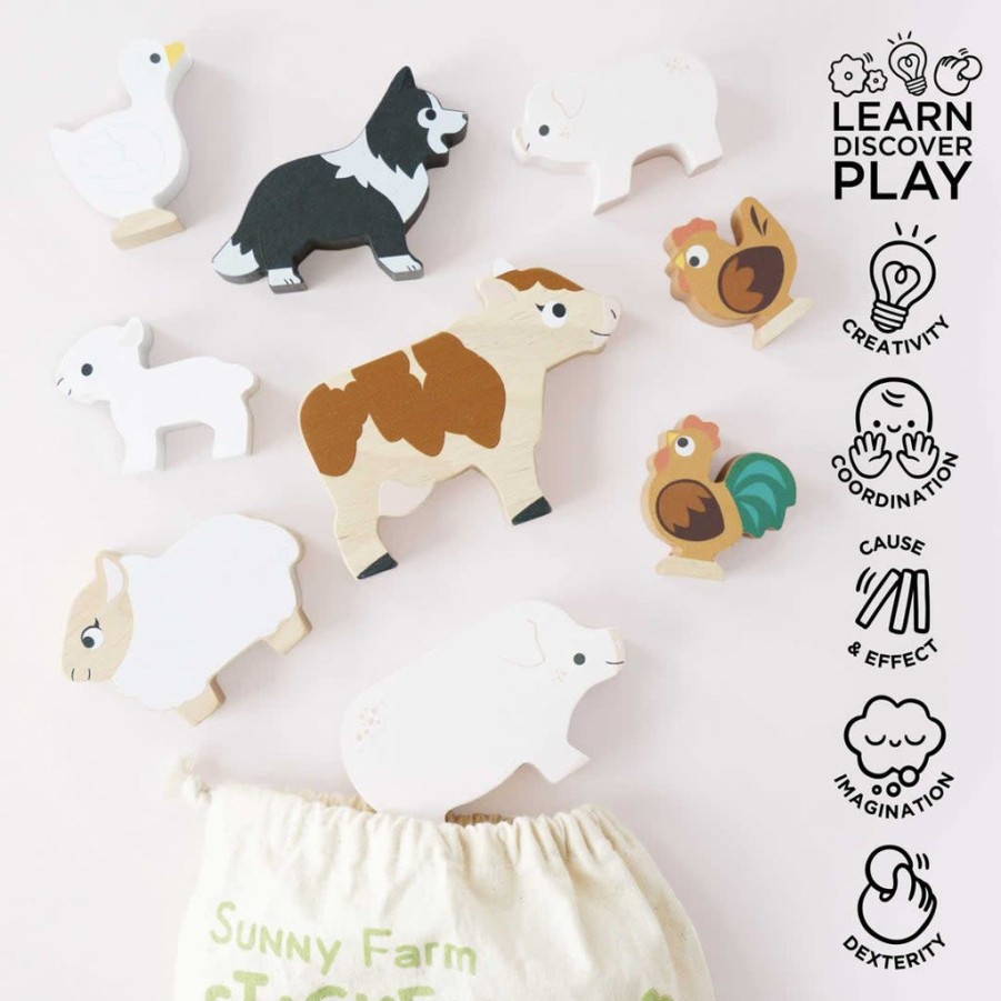 Children British Isles | Le Toy Van Stacking Farm Animals