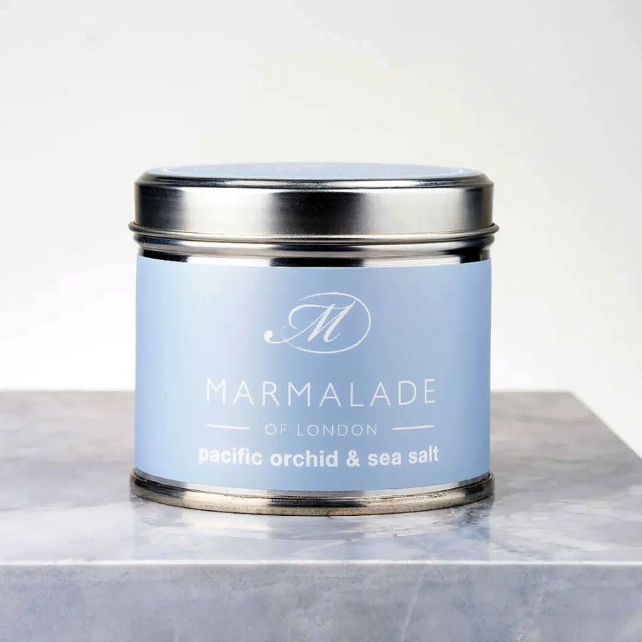 Decor Marmalade of London | Marmalade Of London Pacific Orchid & Sea Salt Tin Candle