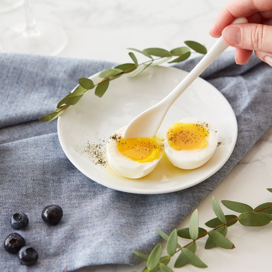 Tabletop British Isles | Rsvp Porcelain Egg Spoons Set Of 4