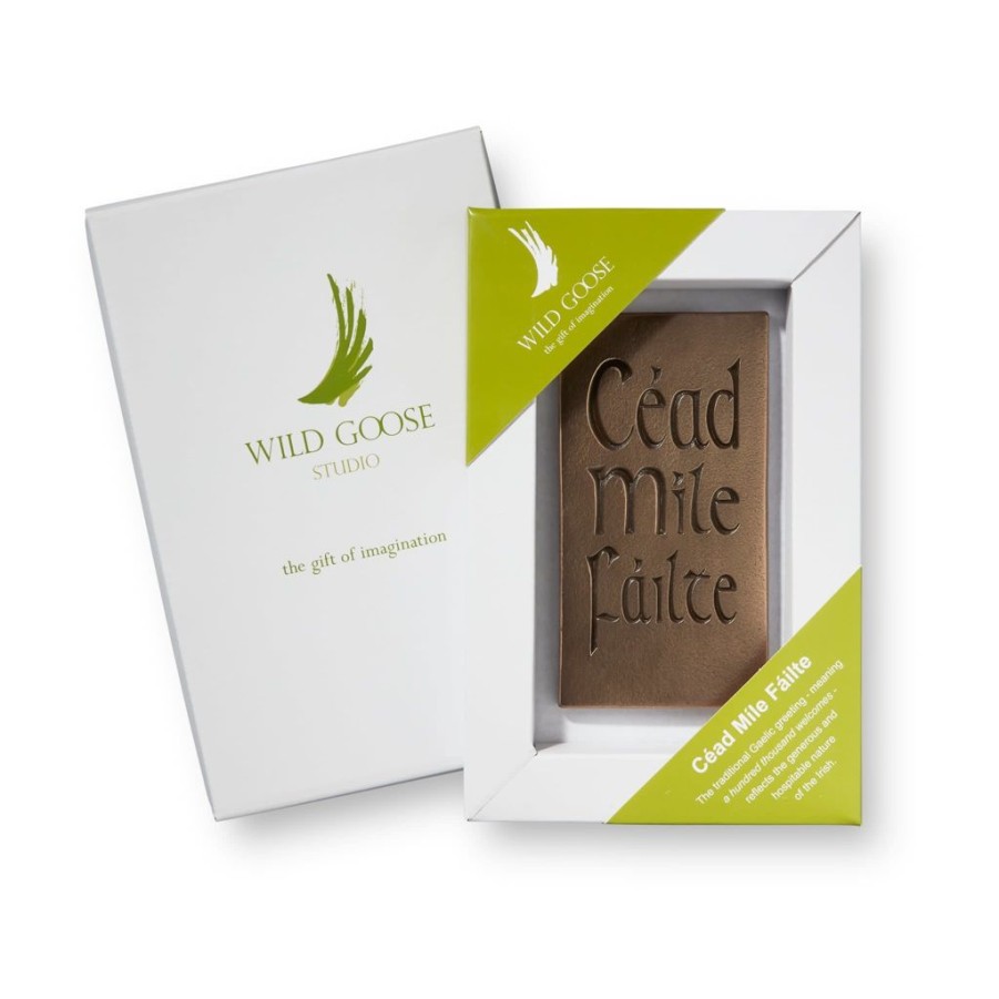 Decor Wild Goose Wall Decor | Wild Goose Cead Mile Failte Small Plaque Boxed