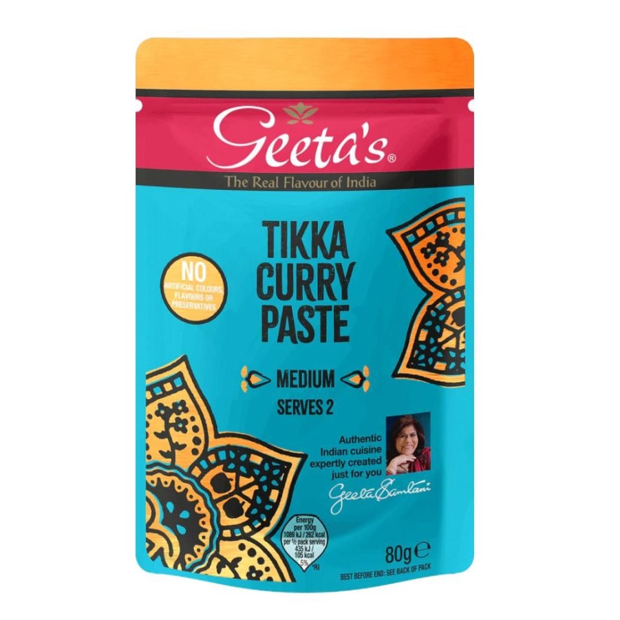 Food British Isles | Geeta'S Tikka Curry Paste Packet (Medium)