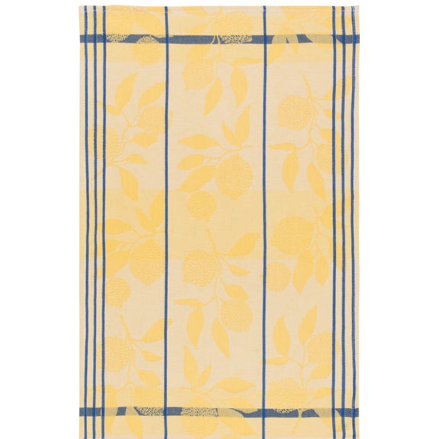 Tea Time Now Designs Tea Towels | Now Designs Danica Dish Towel - Jacquard Lemon