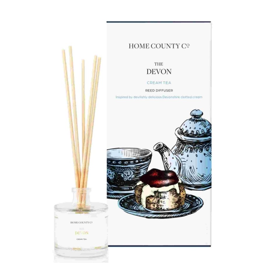 Decor Home County Candle Co. | Home County Candle Co Devon Cream Tea Reed Diffuser 100Ml