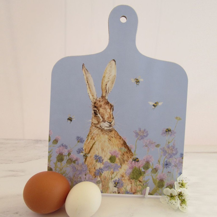 Decor Mosney Mill Kitchen Tools | Mosney Mill Hare And Wildflower Chopping Board