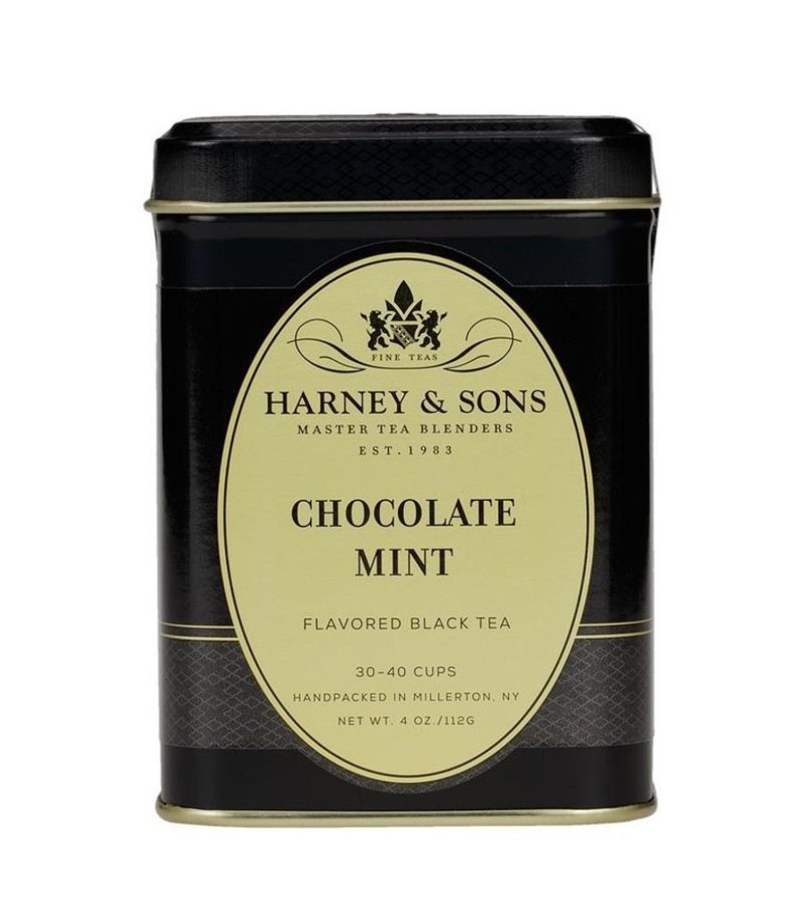 Tea Time Harney & Sons Harney & Sons | Harney & Sons Chocolate Mint Loose Tea Tin