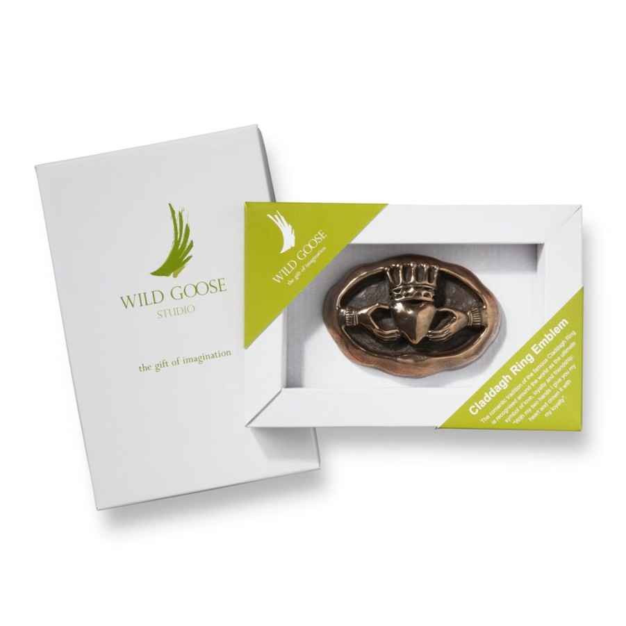 Decor Wild Goose Home Accents | Wild Goose Claddagh Ring Emblem