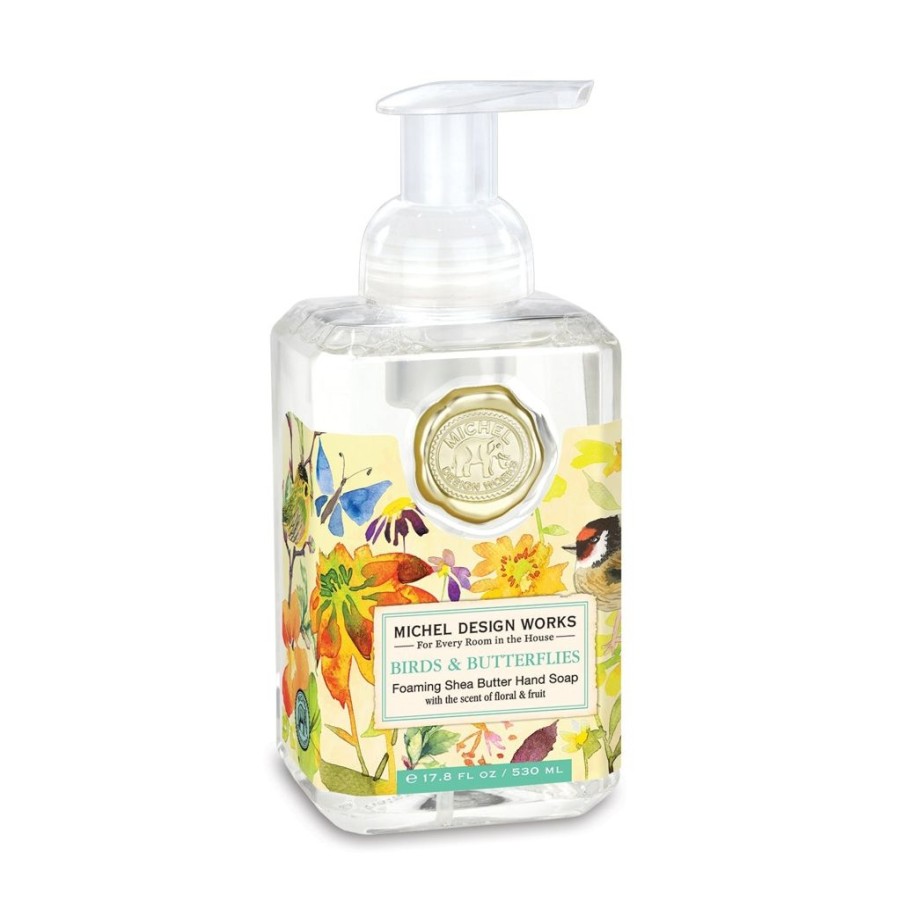 Bath & Body Michel Design Works Liquid Soap | Michel Design Works Birds & Butterflies Foaming Hand Soap