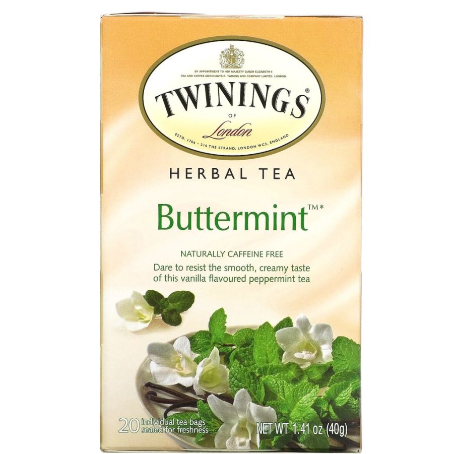 Tea Time Twinings Twinings | Twinings Herbal Buttermint 20S