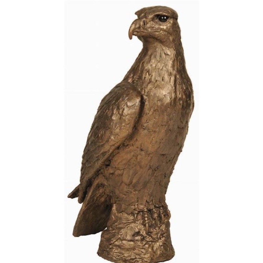 Decor Frith Sculpture Home Accents | Frith Golden Eagle Bronze Sculpture Hd093