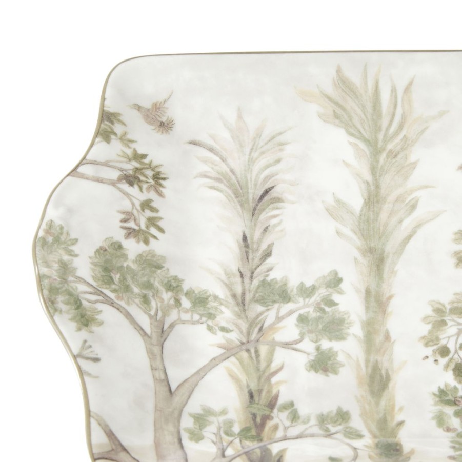 Tea Time Spode Serving Plates | Kit Kemp For Spode Tall Trees 12" Sandwich Tray