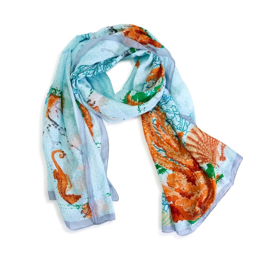 Wear British Isles | Coral Scarf