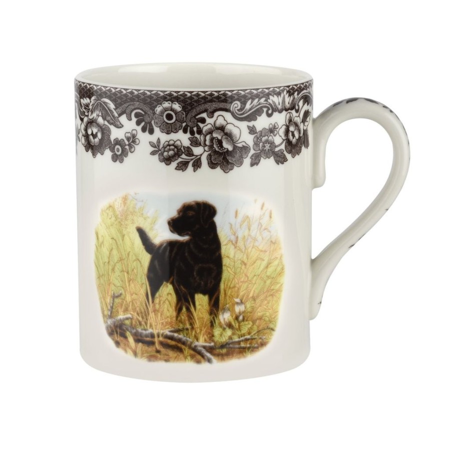 Tabletop Spode | Spode Woodland Mug Black Labrador Retriever