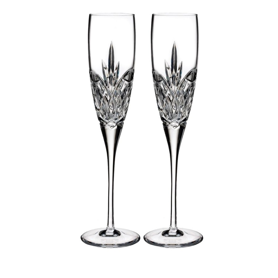 Tabletop Waterford | Waterford Wedding Toasting Love Forever Flute Pair