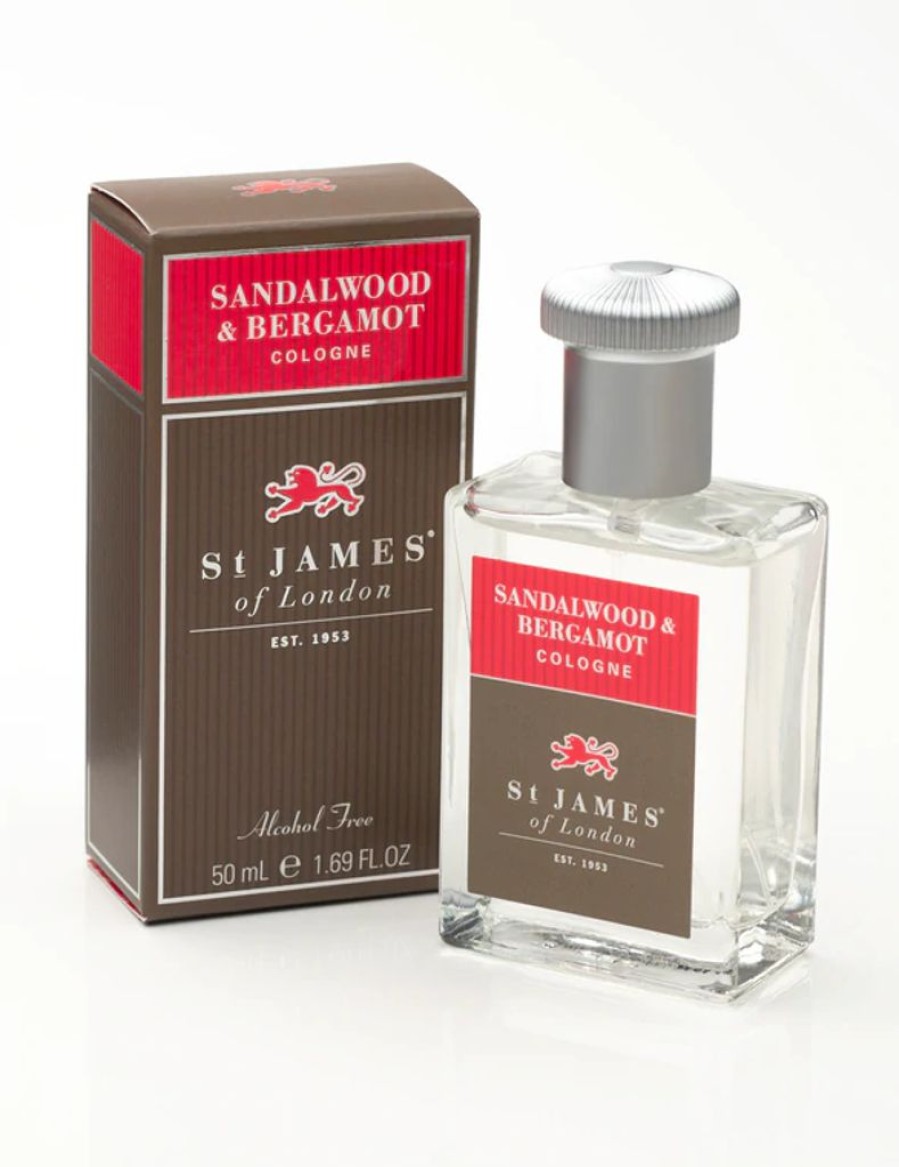 Bath & Body St. James of London Men'S Fragrance | St. James Of London Sandalwood & Bergamot Cologne 50Ml