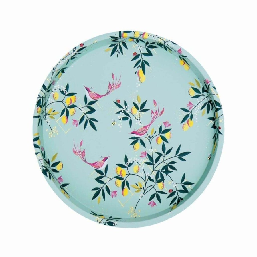 Tea Time British Isles | Sarah Miller Duck Egg Orchard Deepwell Tray