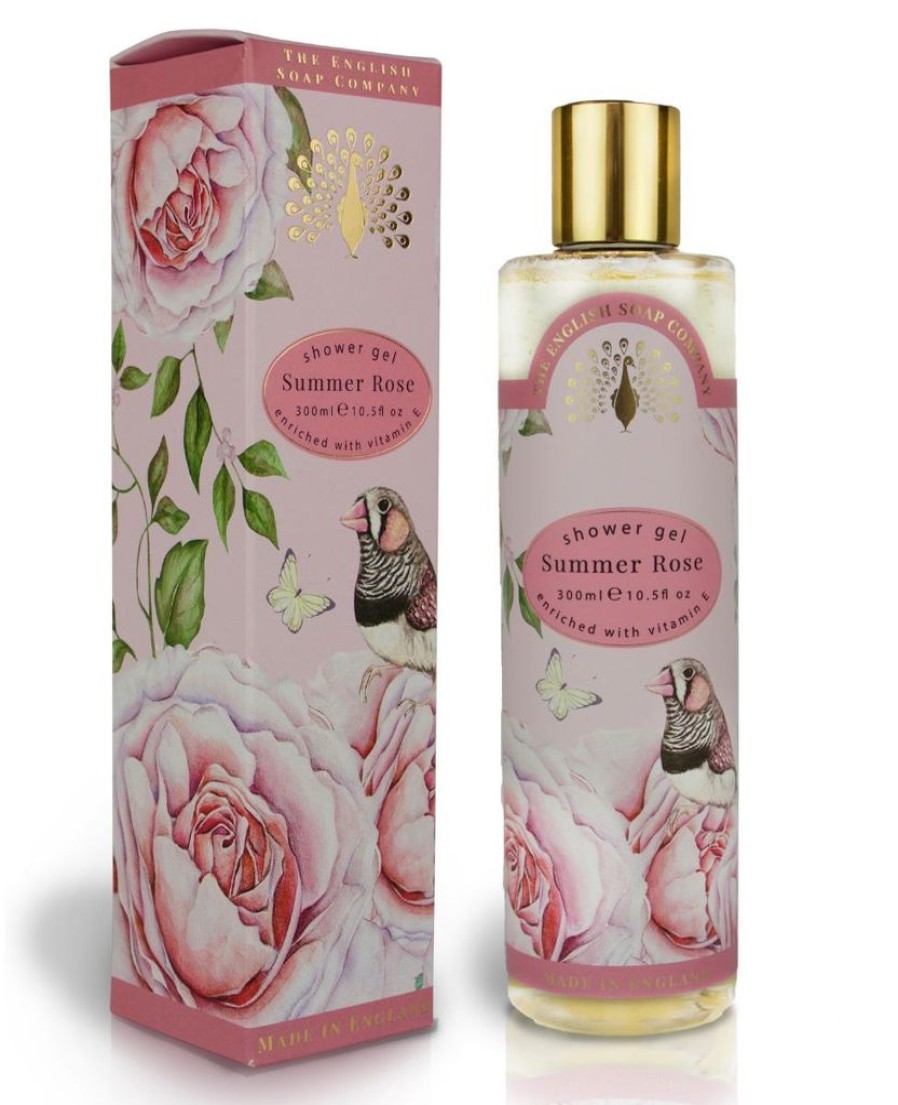 Bath & Body The English Soap Company Bath & Shower | The English Soap Company Summer Rose Shower Gel 300Ml