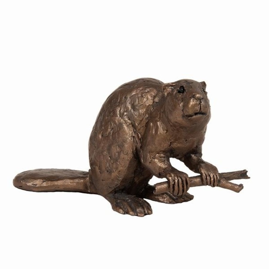 Decor Frith Sculpture Home Accents | Frith Beaver Bronze Sculpture Tm061