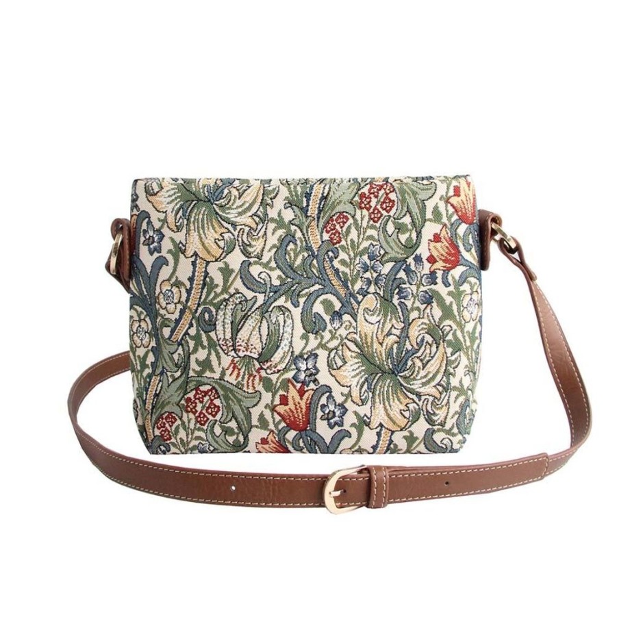 Wear British Isles | Signare Golden Lily Cross Body Bag