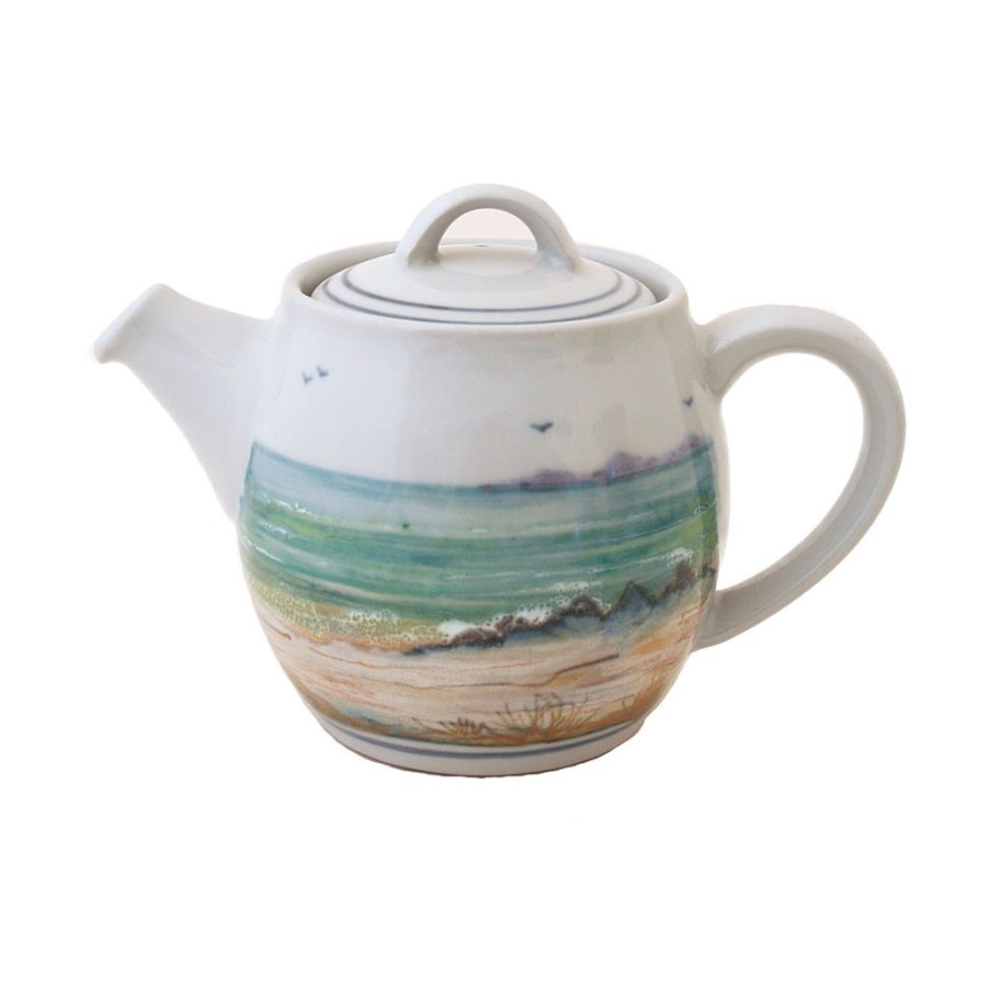 Tea Time British Isles Teapots | Highland Stoneware Seascape Teapot