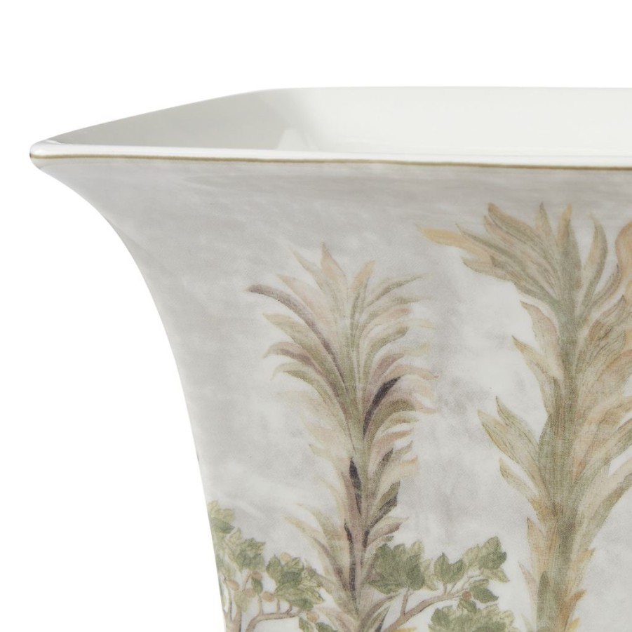 Decor Spode Vases | Kit Kemp For Spode Tall Trees 8" Square Vase