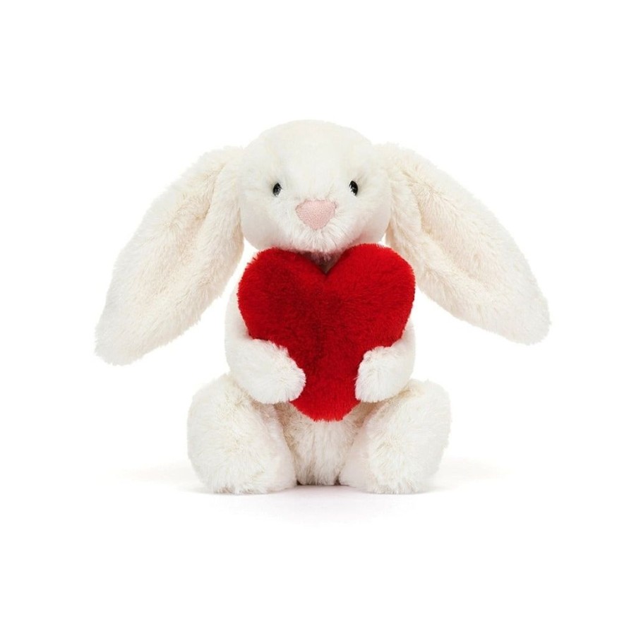 Children Jellycat | Jellycat Bashful Red Love Heart Bunny (Small)