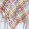 Tabletop April Cornell | Sunwashed Plaid Tablecloth 60X90