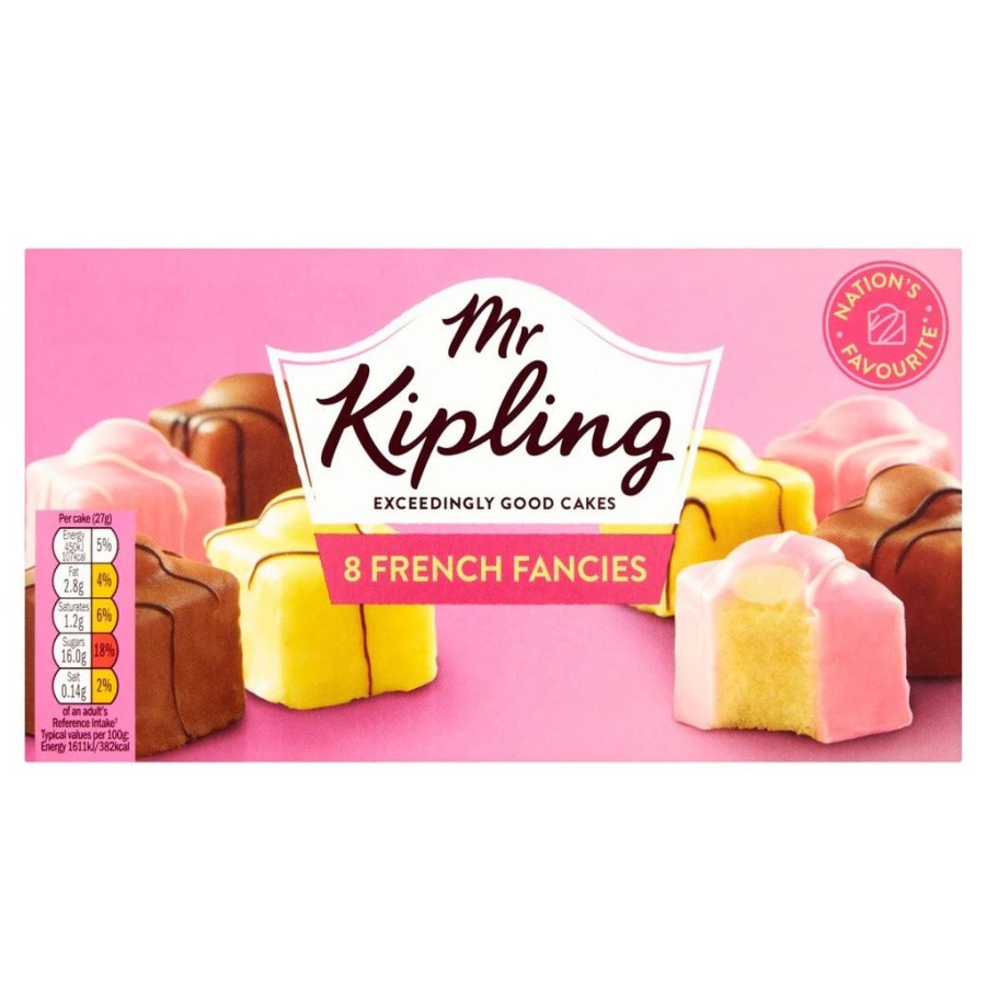 Food British Isles | Mr Kipling French Fancies 8Pk