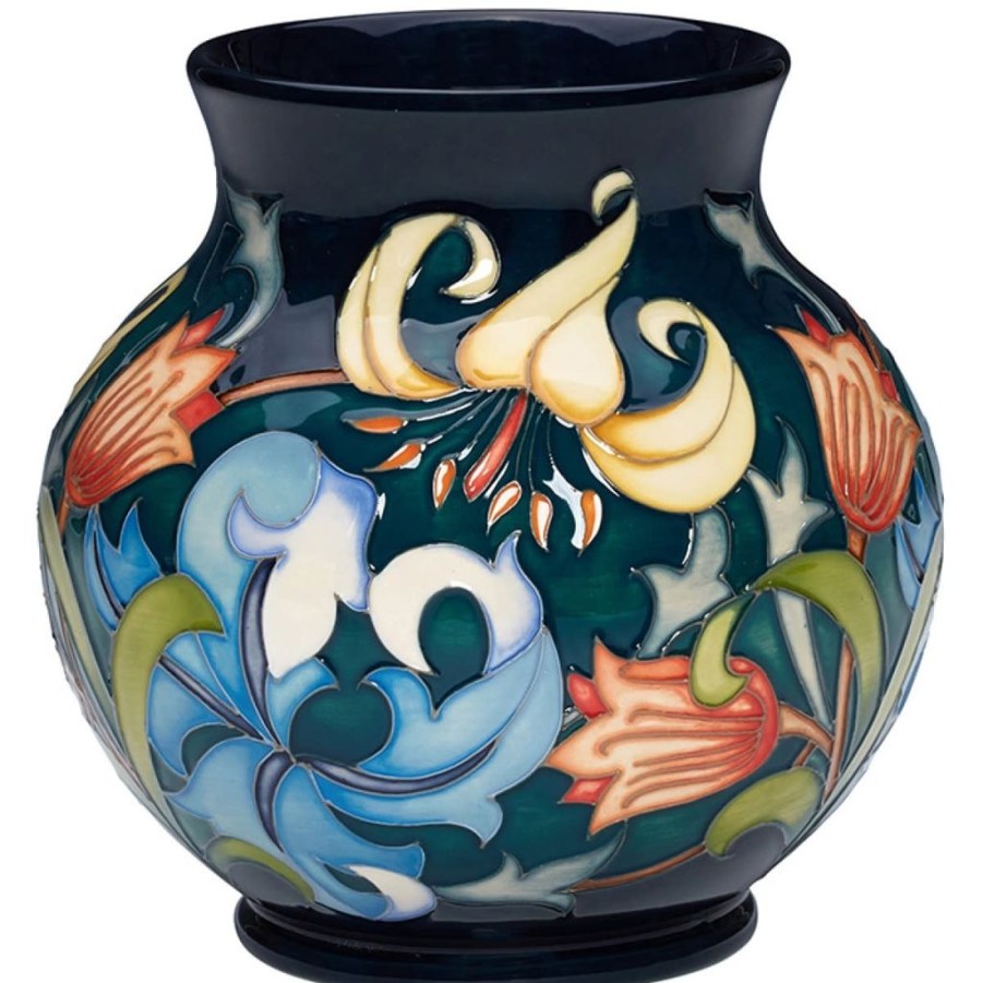 Decor Moorcroft Pottery Vases | Moorcroft Dearle Vase 914/6 (Le40)