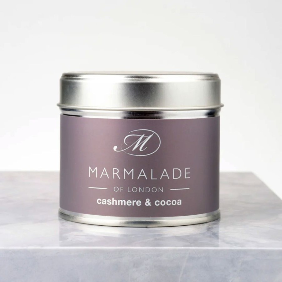 Decor Marmalade of London | Marmalade Of London Cashmere And Cocoa Tin Candle