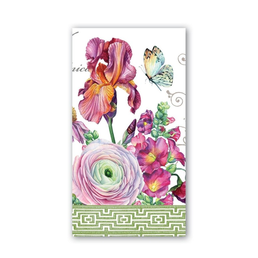 Tabletop Michel Design Works | Michel Design Works Deborah'S Garden Hostess Napkin