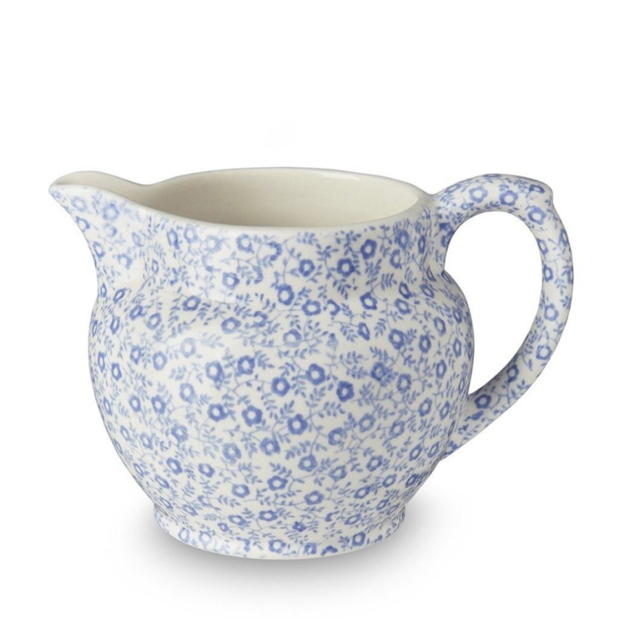 Tabletop Burleigh Pottery Burleigh Pottery | Burleigh Pale Blue Felicity Small Dutch Jug