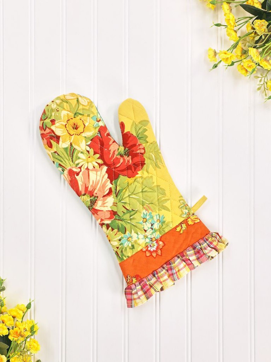 Decor April Cornell Kitchen Tools | April Cornell Tuscan Patchwork Oven Mitt