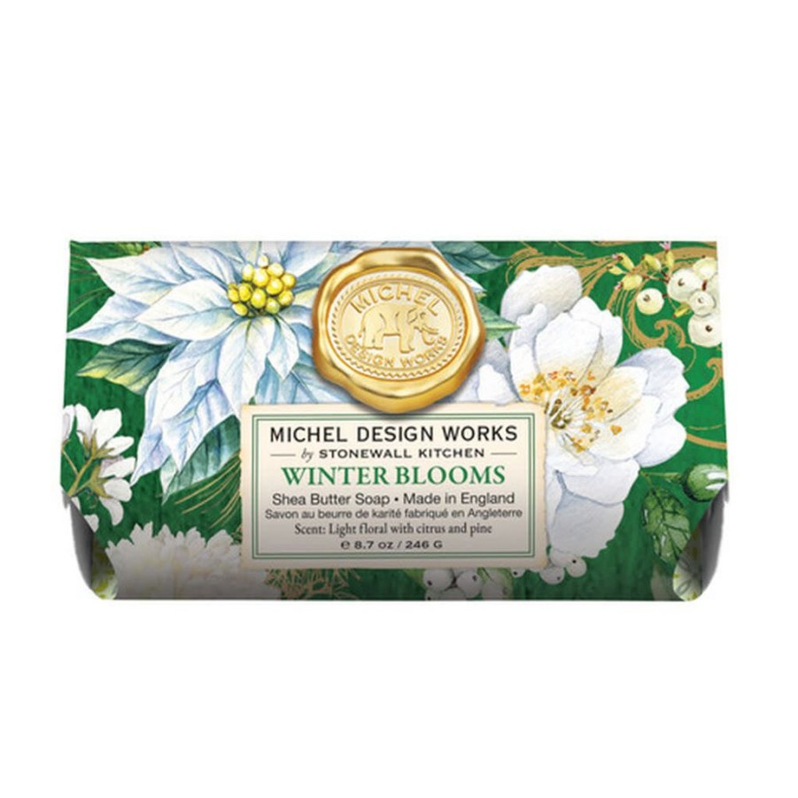 Bath & Body Michel Design Works Holiday Bar Soaps | Michel Design Works Winter Blooms Large Soap Bar