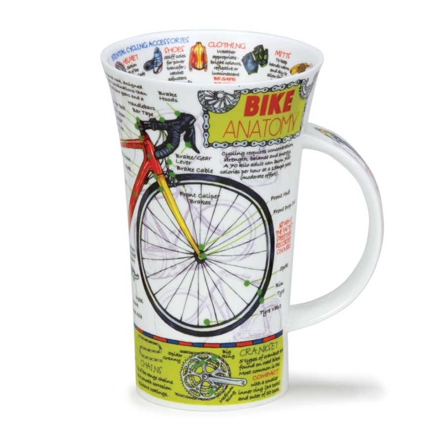 Tabletop Dunoon Shape: Glencoe | Dunoon Glencoe Bike Anatomy Mug