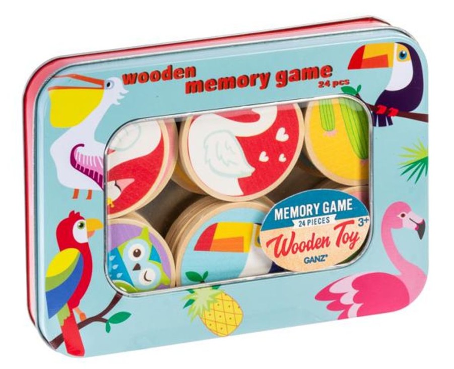 Children GANZ | Ganz Wooden Memory Game Birds