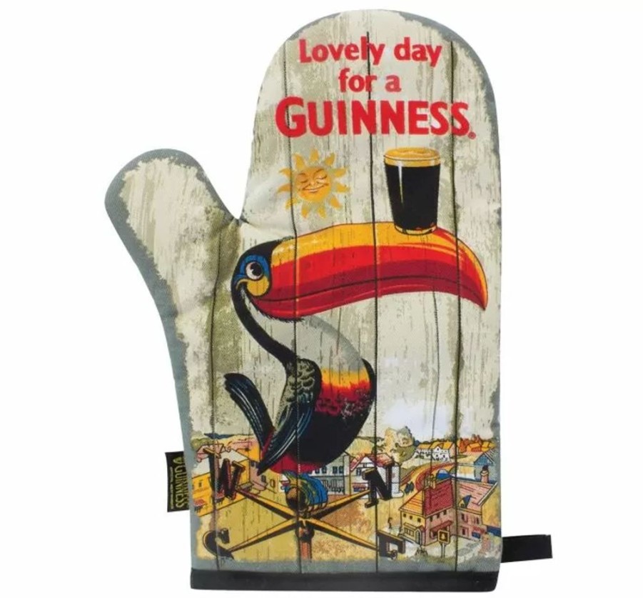 Decor British Isles Kitchen & Table Linens | Guinness Nostalgic Toucan Oven Glove