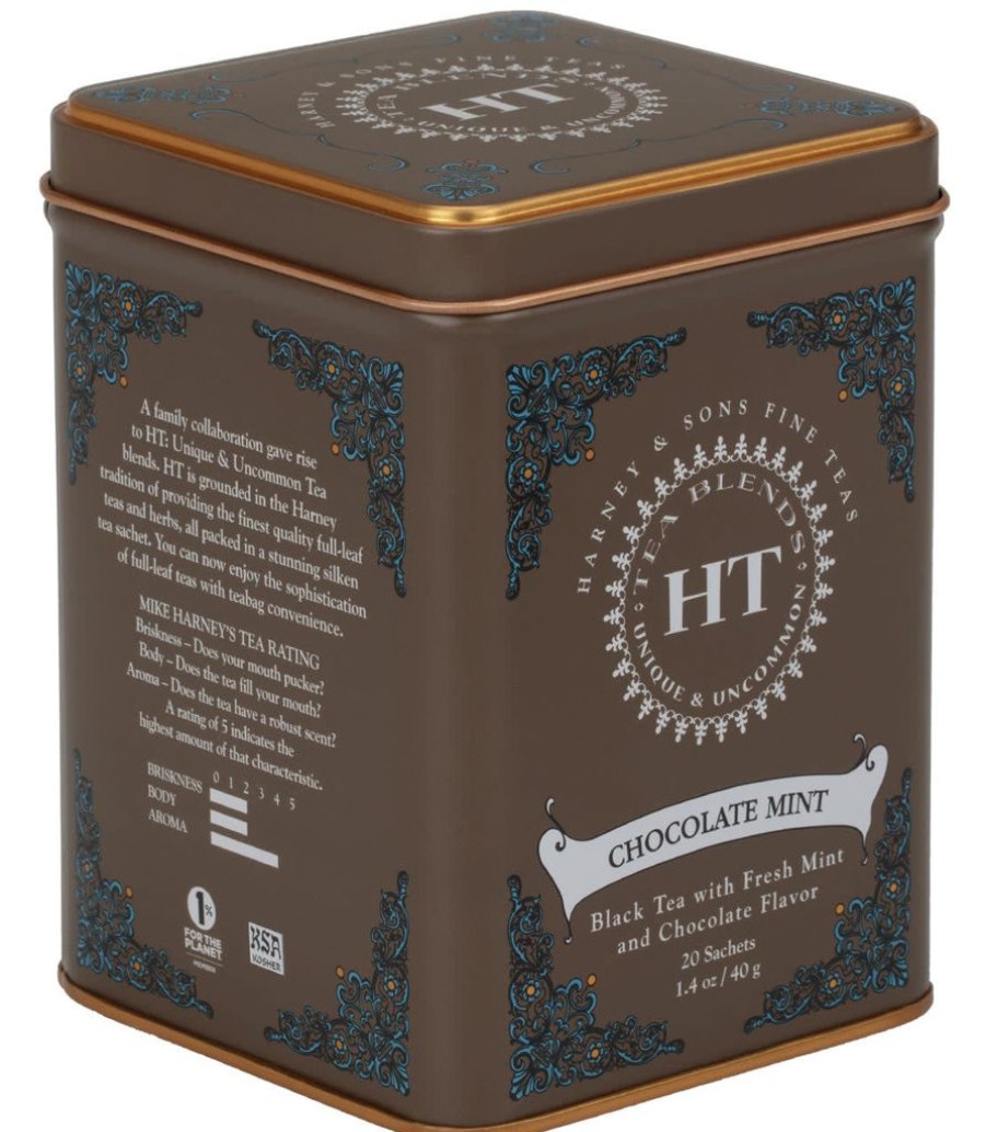 Tea Time Harney & Sons Harney & Sons | Harney & Sons Chocolate Mint 20S Tin