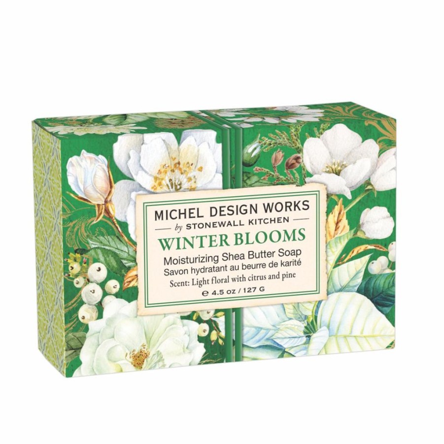 Bath & Body Michel Design Works Holiday Bar Soaps | Michel Design Works Winter Blooms Boxed Soap