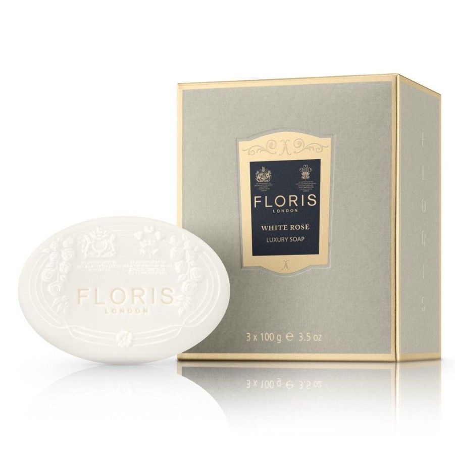 Bath & Body Floris of London Bar Soaps | Floris Of London White Rose Luxury Soaps