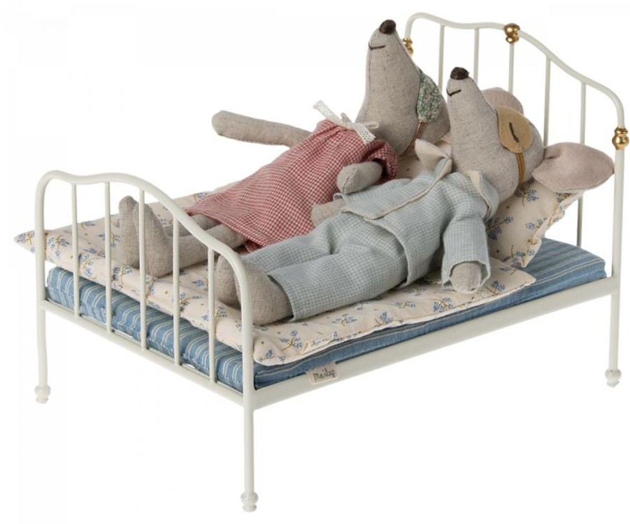 Children Maileg | Maileg Bed, Parent Mouse - Off White