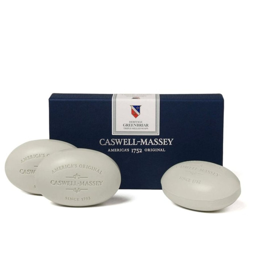 Bath & Body Caswell-Massey Bar Soaps | Caswell Massey Heritage Greenbriar Triple Milled Soap, Set Of 3