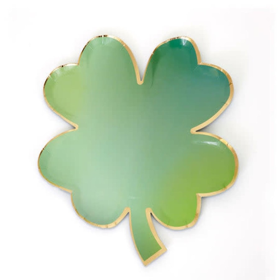 Tabletop British Isles | Meri Meri Clover Leaf Plates