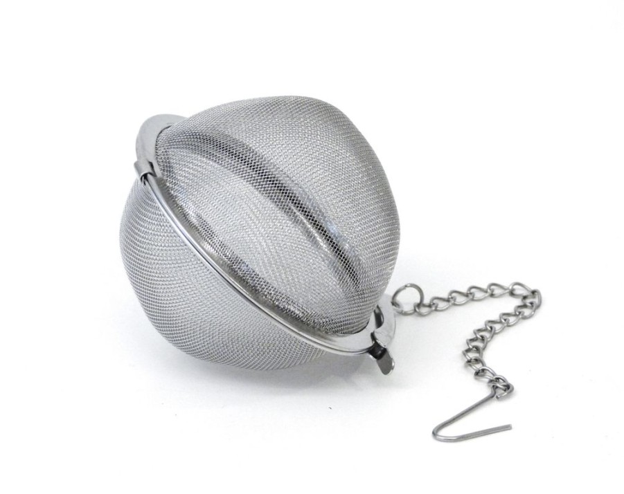 Tea Time British Isles Strainers, Infusers & Spoons | Rsvp Endurance Mesh Ball Tea Infuser, Medium, 2.5" Diameter